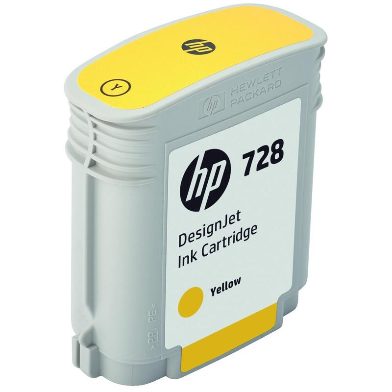 Картридж HP 728 [ F9K15A ] (yellow, 300 ml) для HP DJ T730/T830