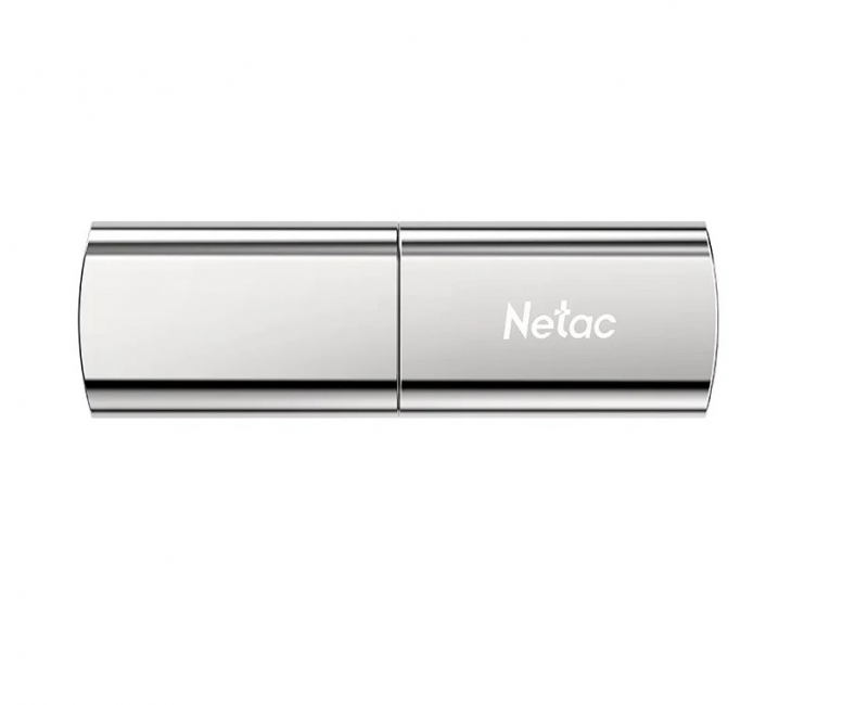 Флэш-накопитель 512GB NETAC US2 (серебристый, метал, 530/450 МБ/с, коннектор закрывается колпачком, USB 3.2 Gen2 Type-A) [ NT03US2N-512G-32SL ]