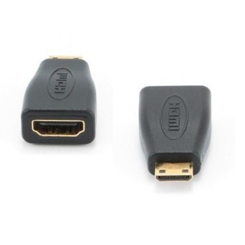 Переходник HDMI Gembird (Mini HDMI Type C (male) - HDMI Type A (female), черный) [ A-HDMI-FC ]