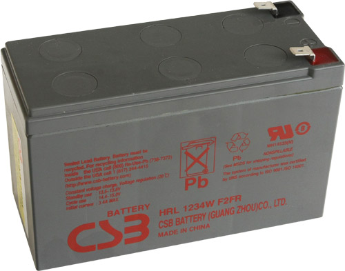 Аккумулятор CSB HRL1234W F2 (12V / 9 Ah, lead-acid , увеличенный срок службы)
