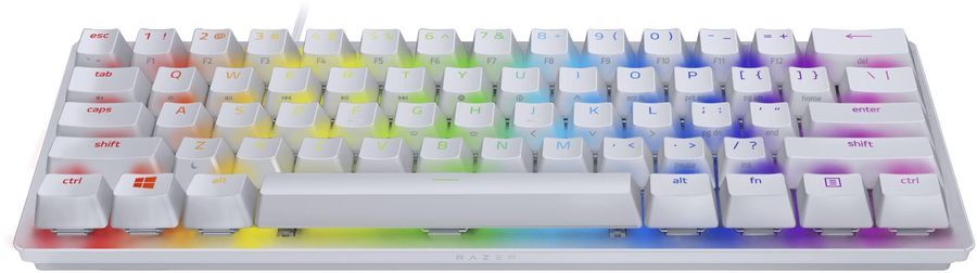 Клавиатура Razer Huntsman Mini - Mercury Ed. (Red Switch) - Russian Layout Razer Huntsman Mini