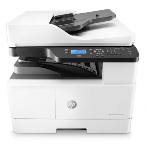 МФУ черно-белый лазерное HP LaserJet Pro M443nda (принтер/сканер/копир, A3, 1 карт, ADF, 100 л., 25 ppm, 13 ppm, 1200x1200 dpi, 600x600 dpi, USB 2.0, 