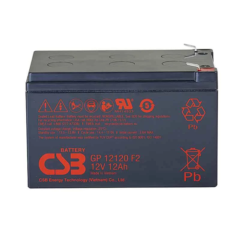 Аккумулятор CSB GP12120 (12V / 12 Ah, lead-acid)