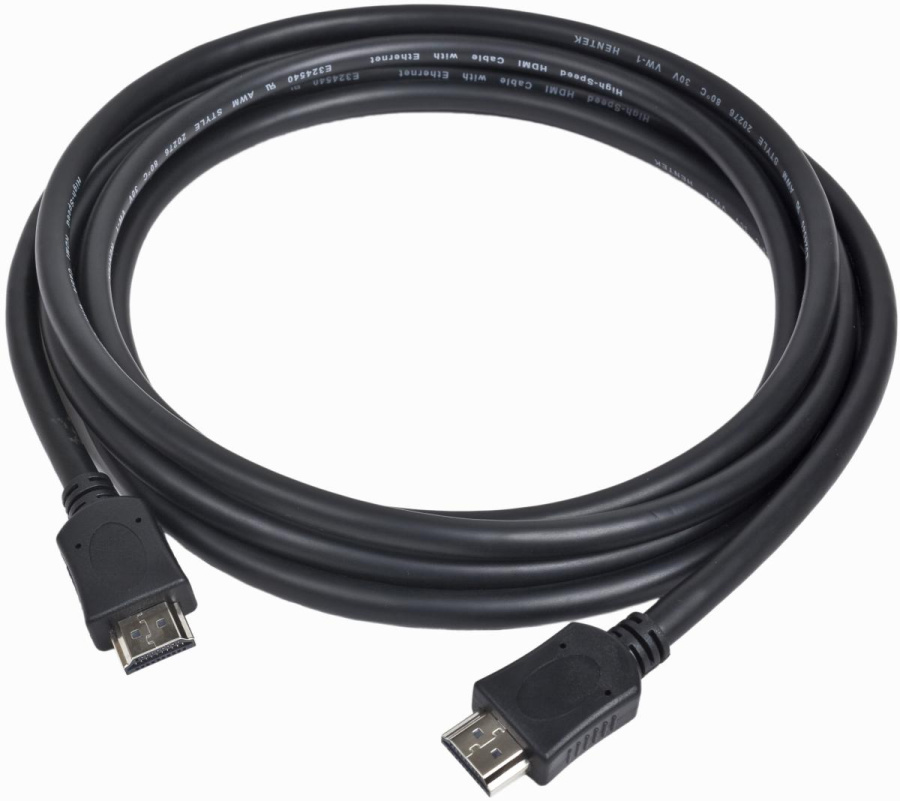Кабель HDMI видео и аудио сигналов Gembird High Speed HDMI with Ethernet (HDMI Type A (male) - HDMI Type A (male), 30.0 м, черный, позолоченные контак