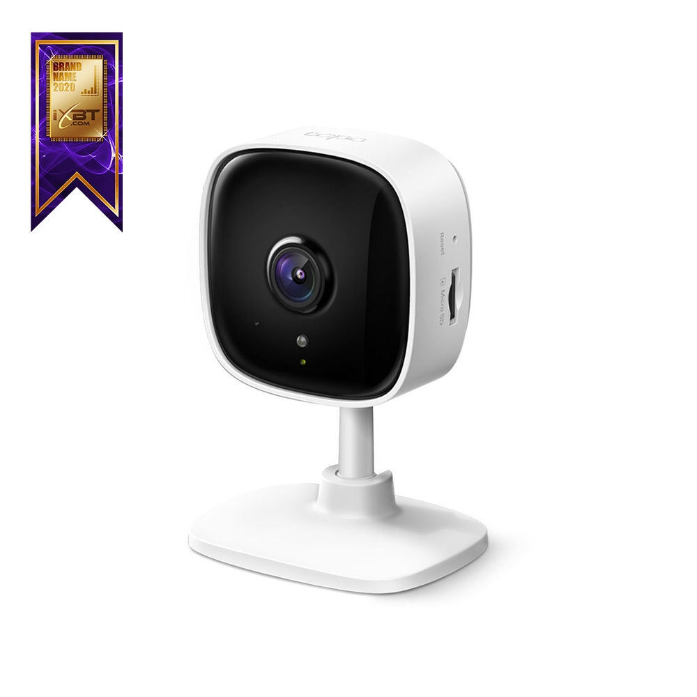 IP видеокамера TP-Link Tapo C110 (белый, 2304x1296, 15 кадров/с, CMOS, 3 Мп, H.264, Wi-Fi, ночная съемка, датчик движения, ИК подсветка подробнее)