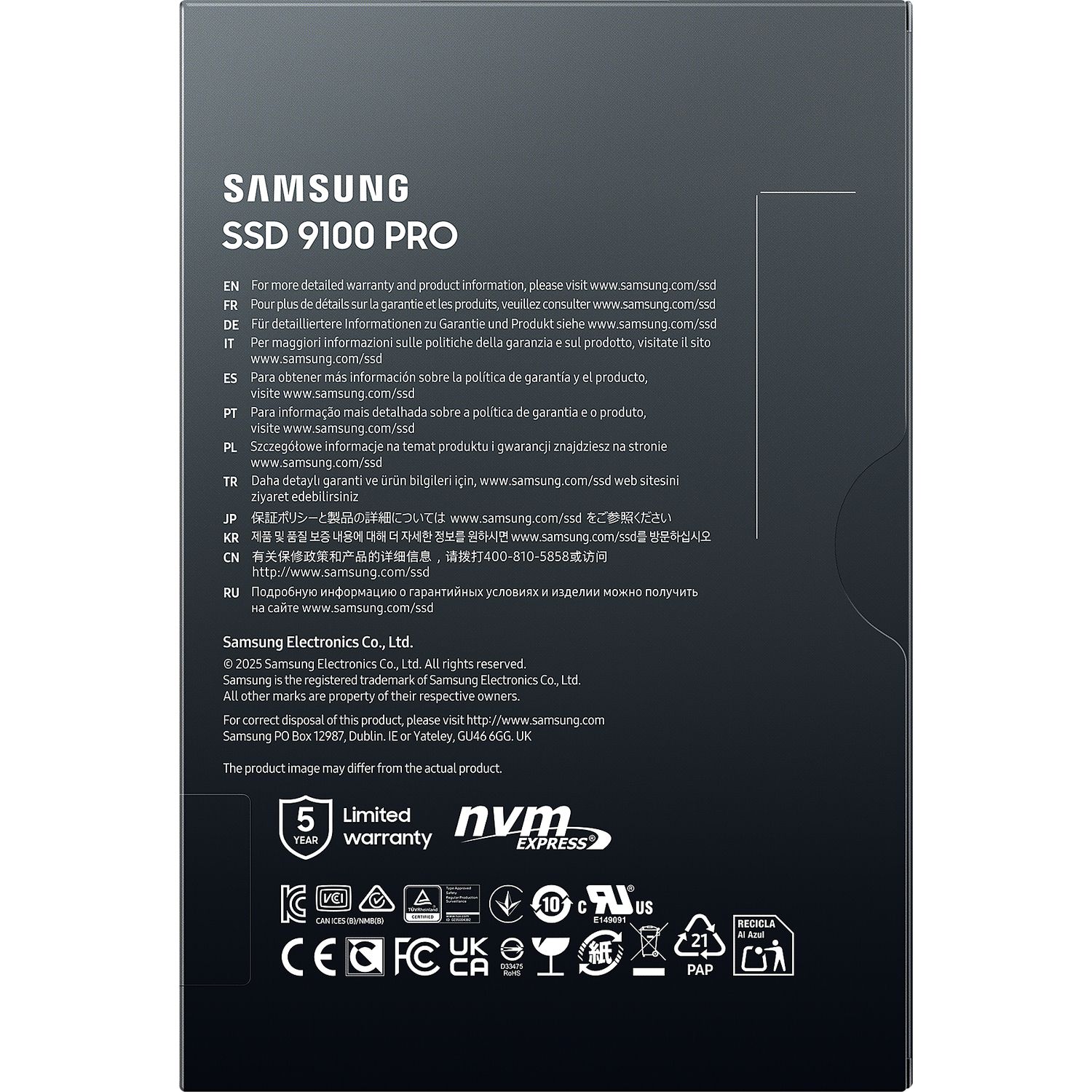 Твердотельный накопитель Samsung 9100 PRO MZ-VAP4T0BW