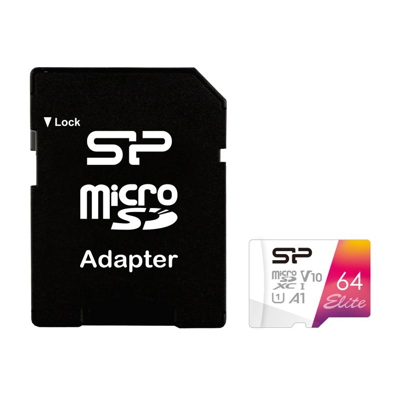 Флэш-карта SDHC 128 GB Silicon Power Elite (Class 10 UHS-1) [ SP128GBSDXAU1V10 ]
