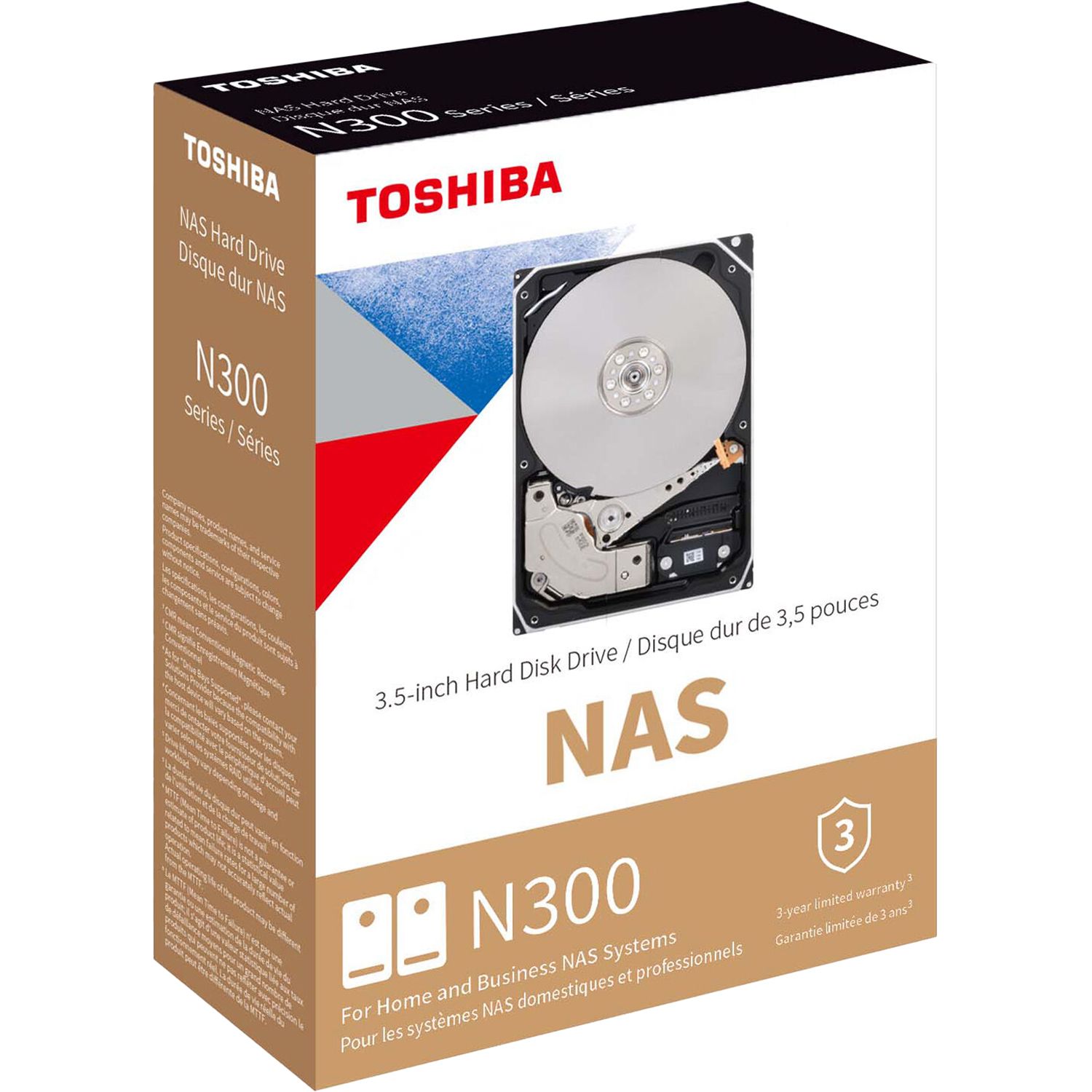 Жесткий диск Toshiba N300 NAS 12Tb (HDWG51CUZSVA)