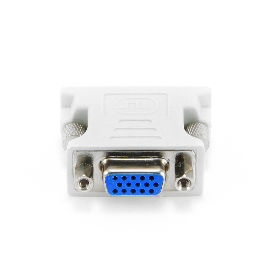 Переходник DVI-VGA Gembird (DVI-I (male) - D-Sub HD15 (female), белый, позолоченные контакты) [ A-DVI-VGA ]