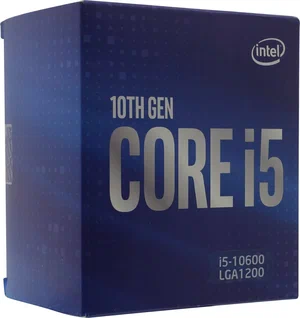 Процессор Intel Core i5 10600 OEM (S-1200, ядер: 6, потоков: 12, 3.3-4.8 GHz, L2: 1.5 MB, L3: 12 MB, VGA UHD 630, TDP 65W) CM8070104290312