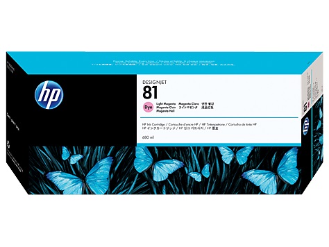 Картридж HP 81 [ C5071A ] (light magenta, 3x680 ml) для Designjet-5000/5000ps/5500/5500ps