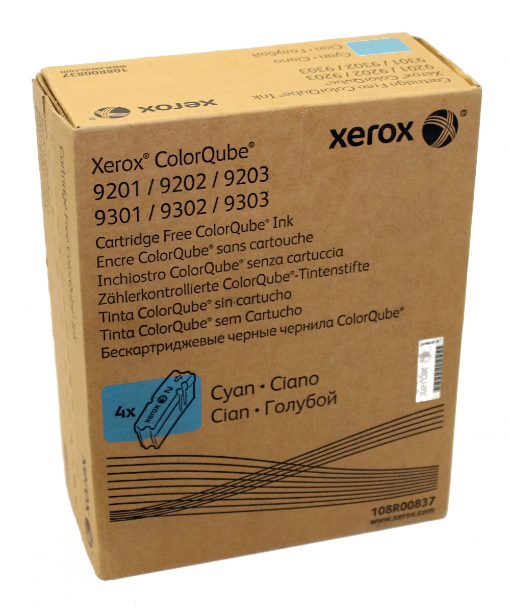 Комплект Xerox [ 108R00837 ] (cyan, до 37000 стр) для ColorQube 92xx