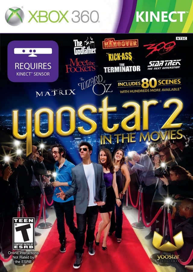 Уцененный товар Игра для Xbox 360 Namco Bandai Yoostar 2: In The Movies (только для Kinect) (вскрыта упаковка, Английская версия, Cимуляторы)