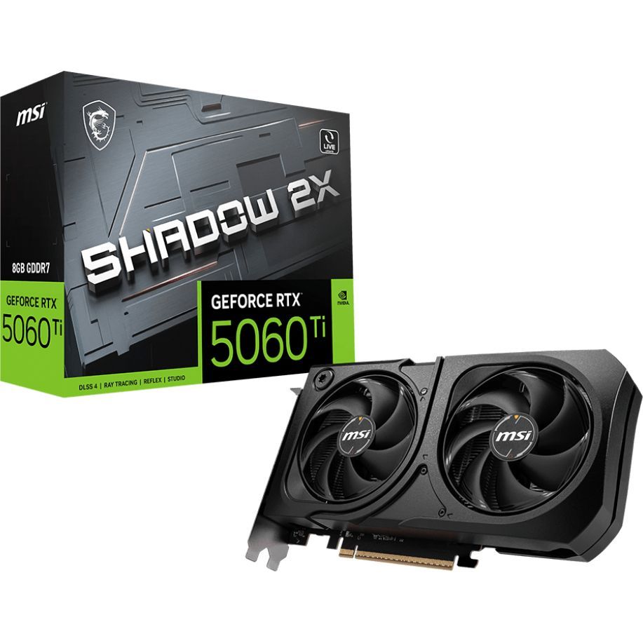 Видеокарта MSI GeForce RTX 5060 Ti 8G SHADOW 2X PLUS
