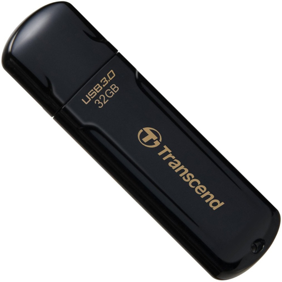 Флэш-накопитель 32 GB Transcend JetFlash 700 (черный, пластик, 18 MB/s 70 MB/s 70x20x9 мм, коннектор закрывается колпачком, USB 3.0 Type-A) [ TS32GJF7