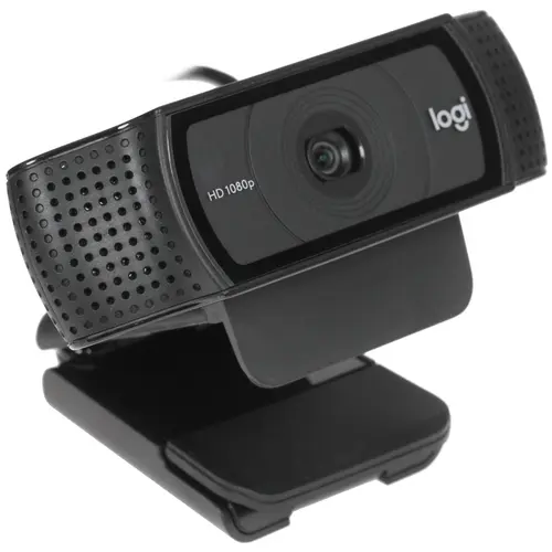 Веб-камера Logitech C920 HD Pro Webcam (черный, USB 2.0 Type-A, 1920x1080 / 30fps, встроенный стереомикрофон, 78 град., 1,5 м) 960-001055 / 960-000998