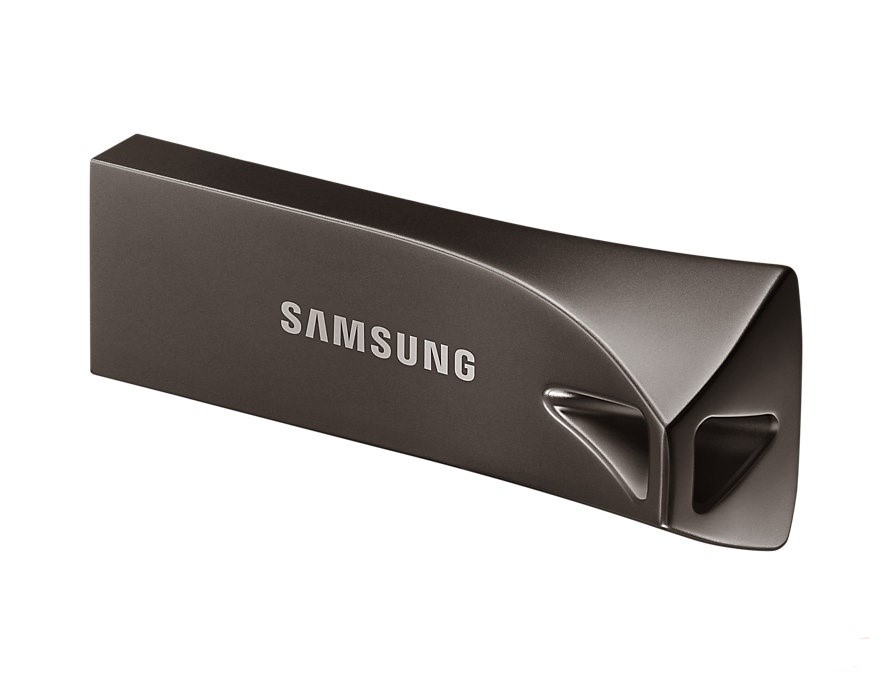 Флэш-накопитель 64 GB Samsung BAR Plus (черный, металл, 200 MB/s 40x16x12 мм, USB 3.0 Type-A) [ MUF-64BE4/APC ]