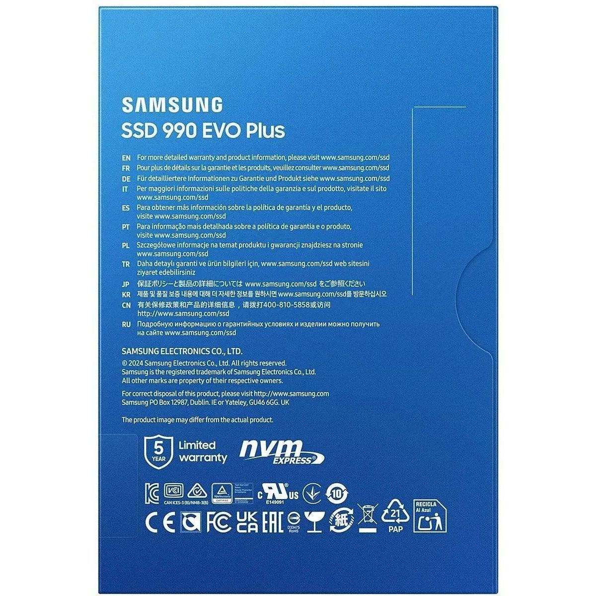 Твердотельные накопители Samsung Electronics MZ-V9S1T0BW