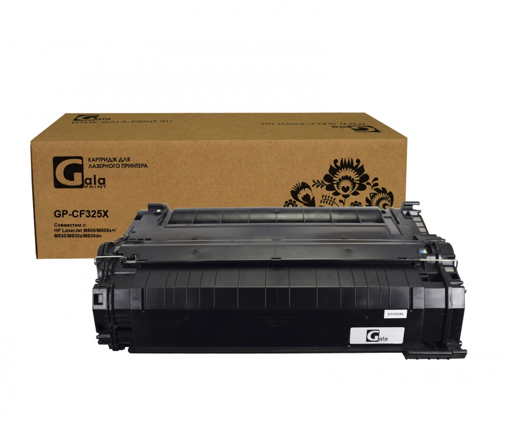 Картридж GP-CF325X (№25X) для принтеров HP LaserJet M806/M806x+/M830/M830z/M830dn 34500 копий GalaPrint
