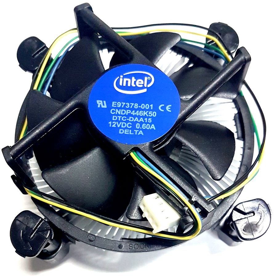 Кулер для процессора Intel E97378 (Socket 1150/1151/1155/1156/1200, TDP до 95 Вт, алюминий+медь, Max: 23 dBA)